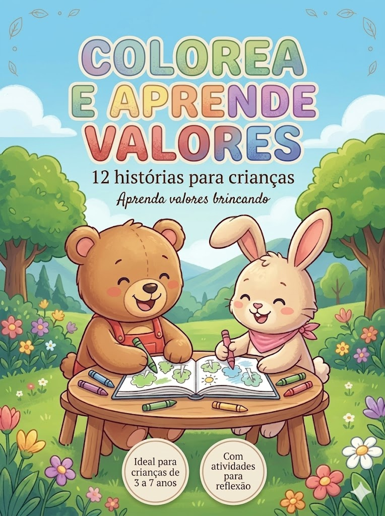 Cuentos con Valores para Niños | Para Padres y Profesores — 12 Historias + Colorear